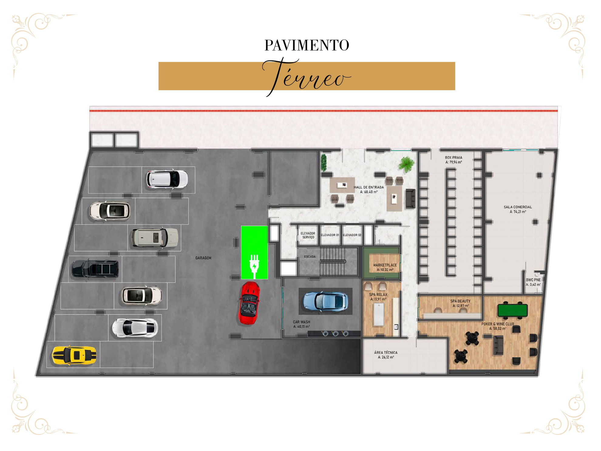 Planta 8 de Vendôme Résidence