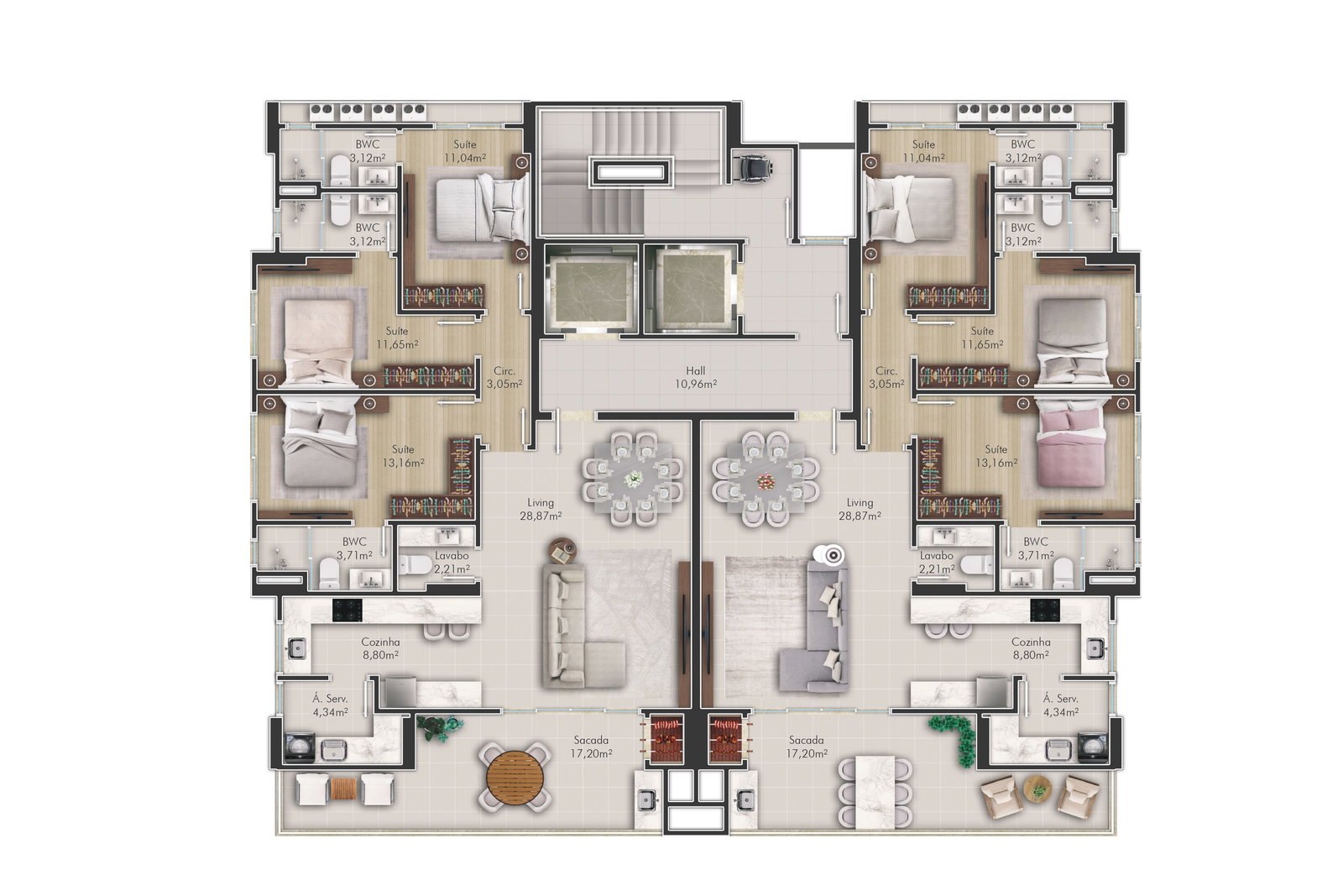 Planta 1 de Vista Paradiso Concept