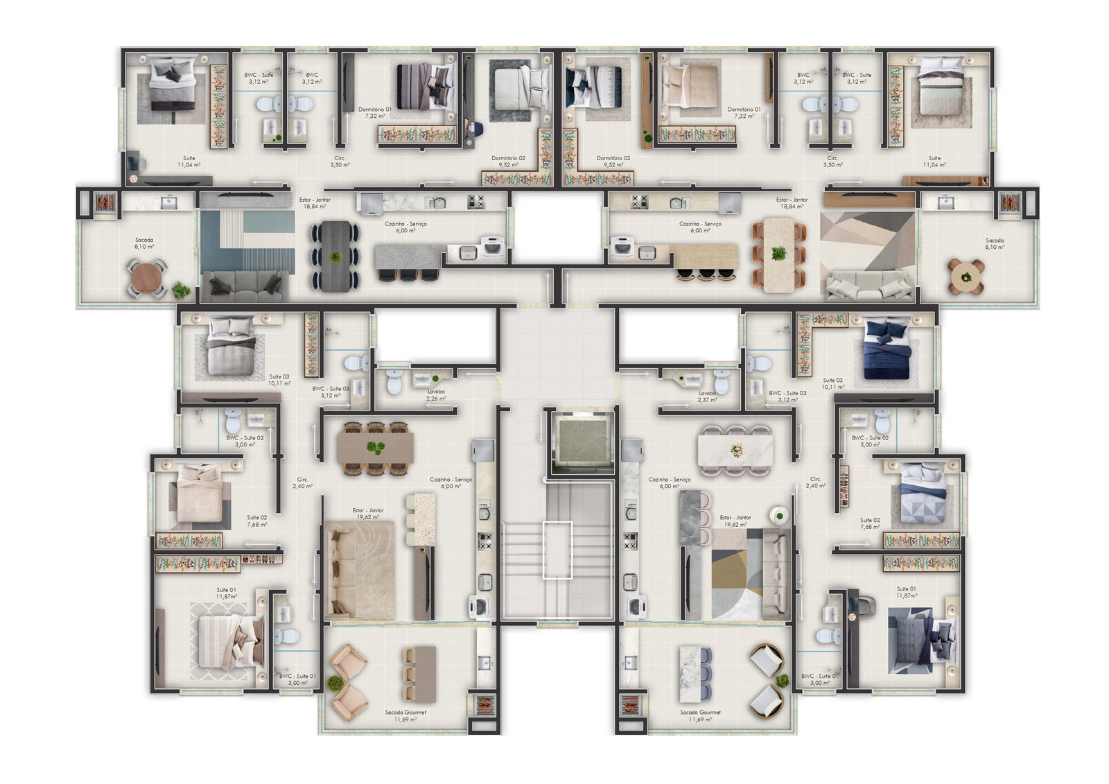 Planta 1 de Mirage