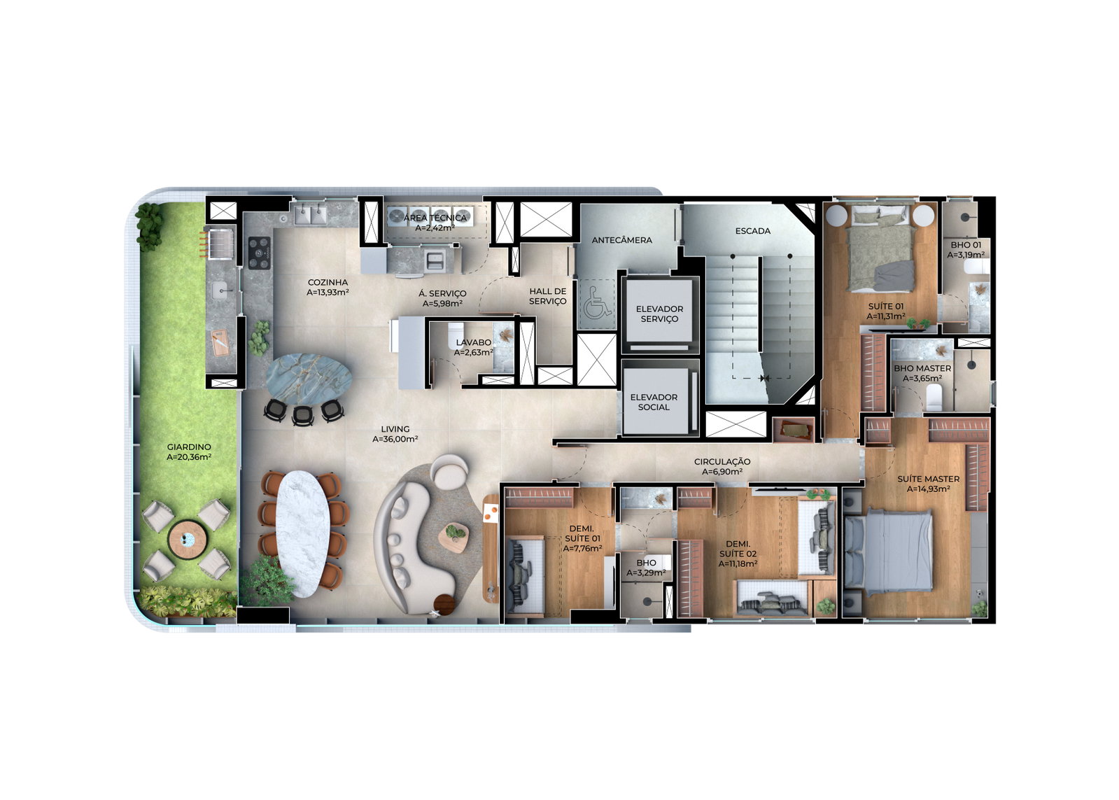Planta 3 de Quantum - Rua 2850