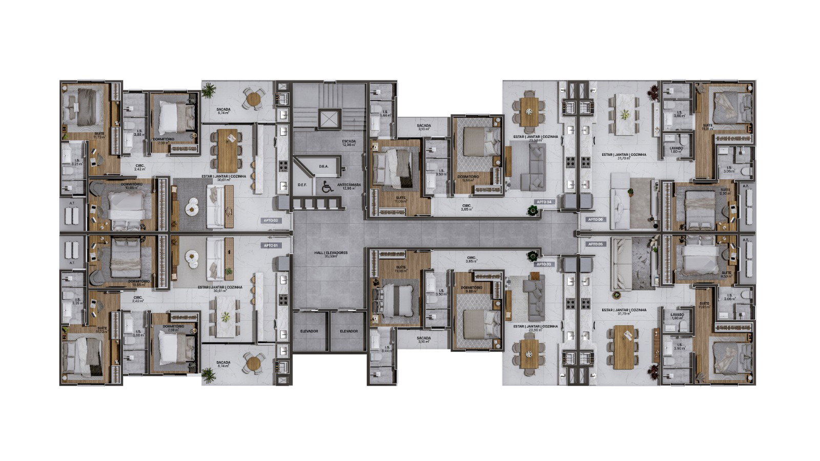 Planta 1 de Start Residence