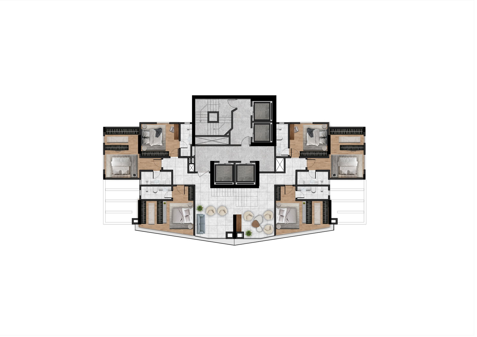Planta 5 de Marine Palace Residence
