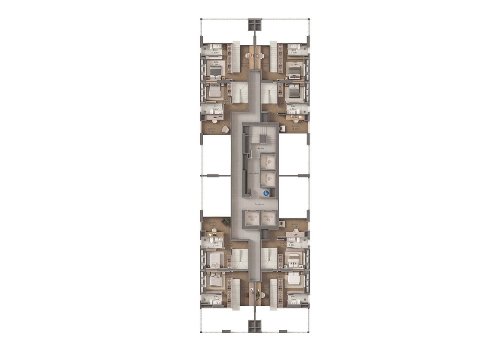Planta 4 de Terral Skyhome Club