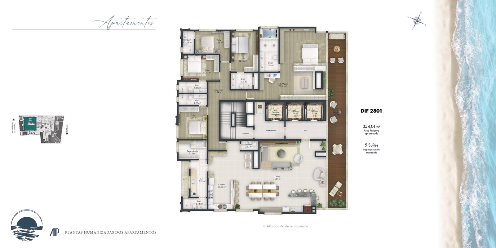 Planta 11 de Oceanic Tower Residence