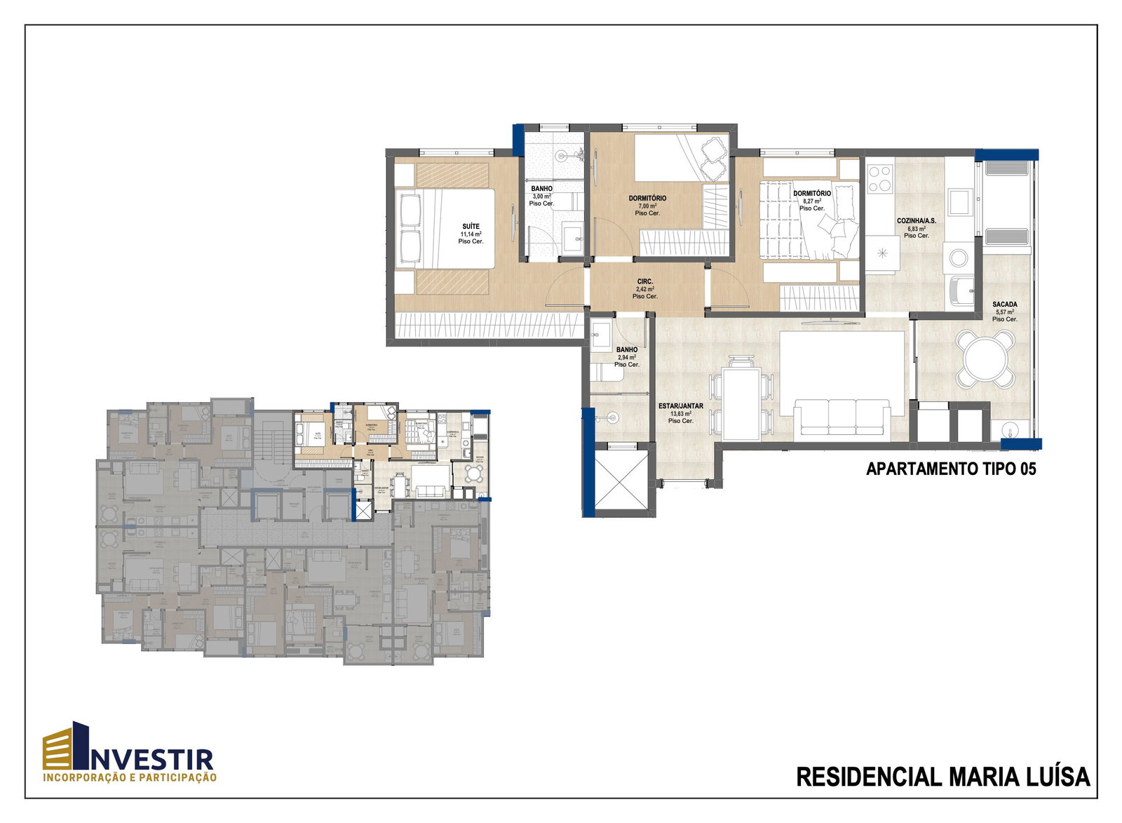 Planta 2 de Maria Luísa Residence