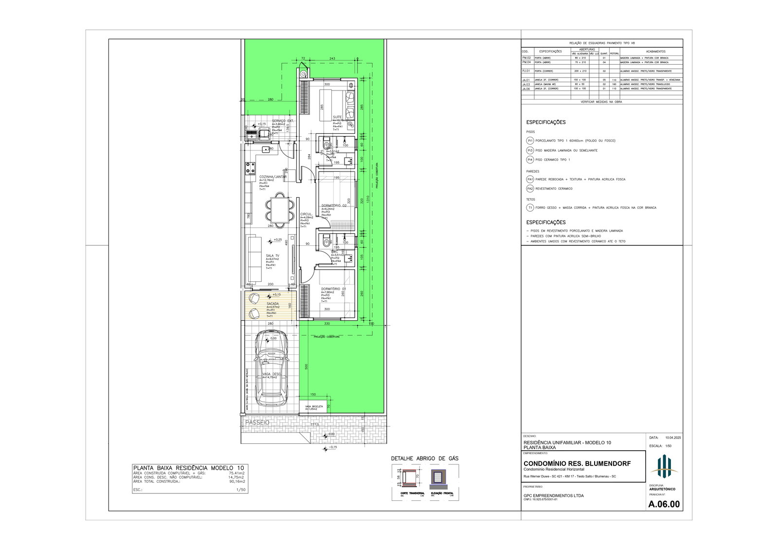 Planta 3 de Blumendorf