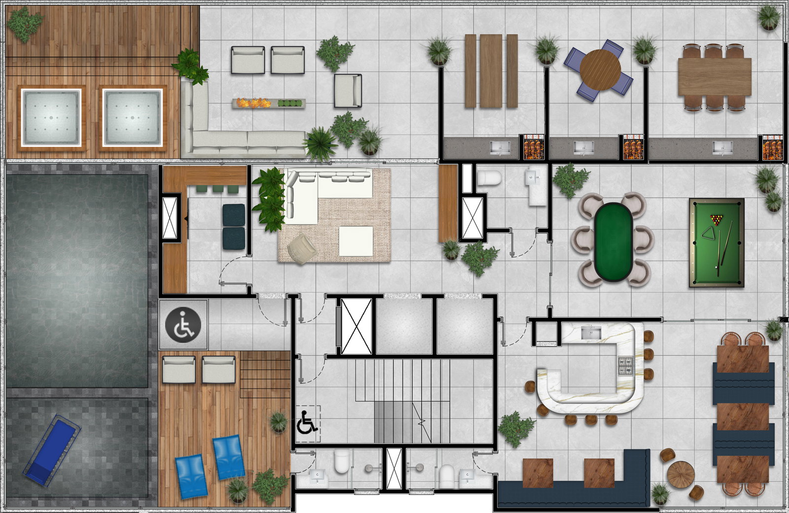 Planta 1 de Atlantis Home Club