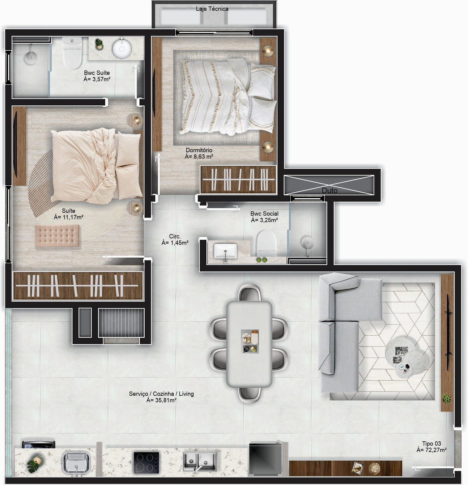 Planta 4 de Oasis Al Mare