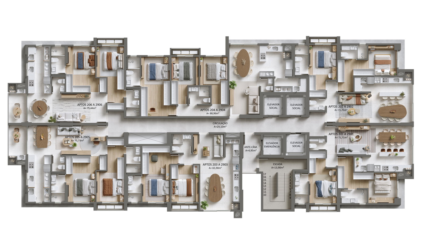 Planta 14 de Veritá