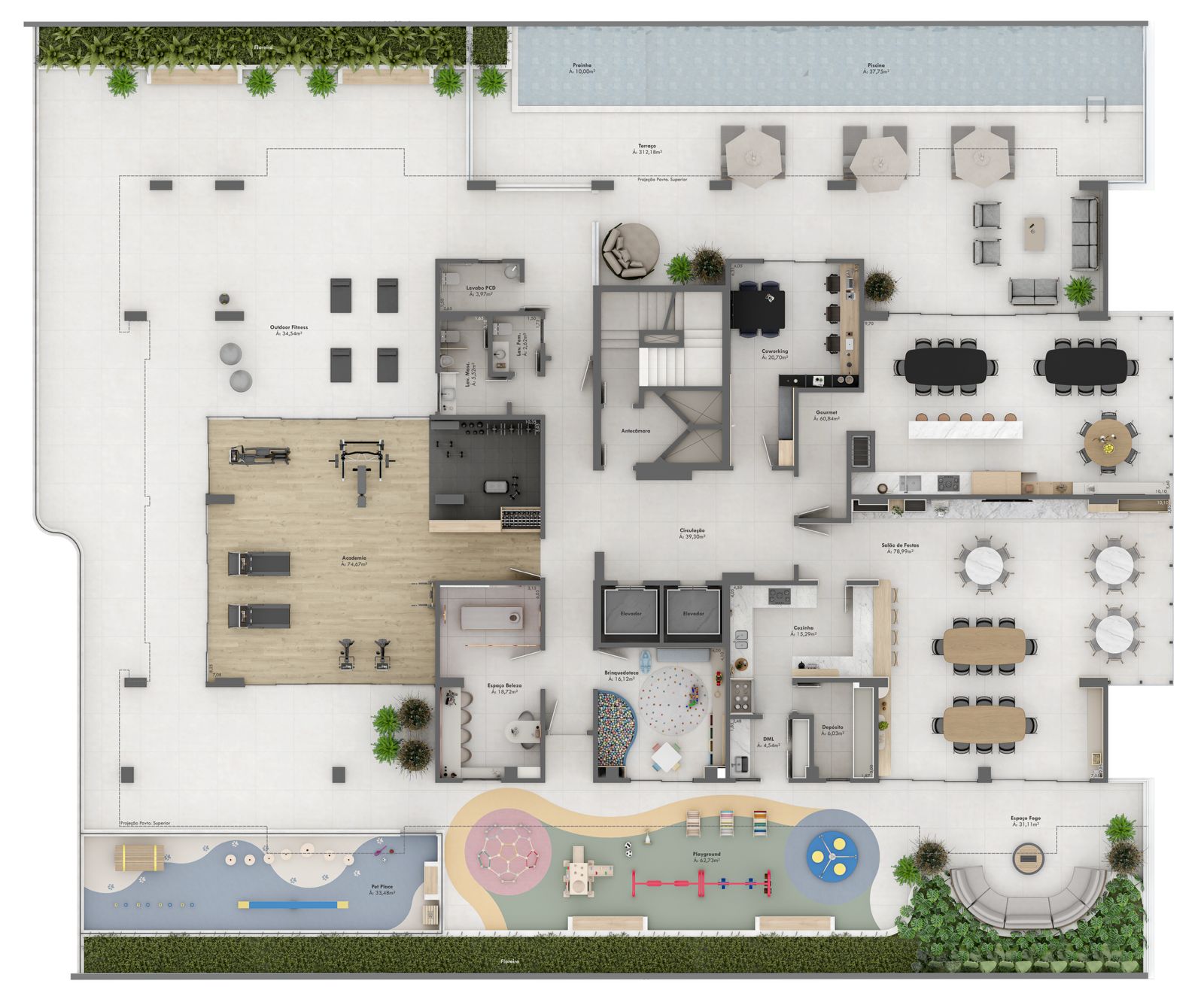 Planta 13 de Aura Residence