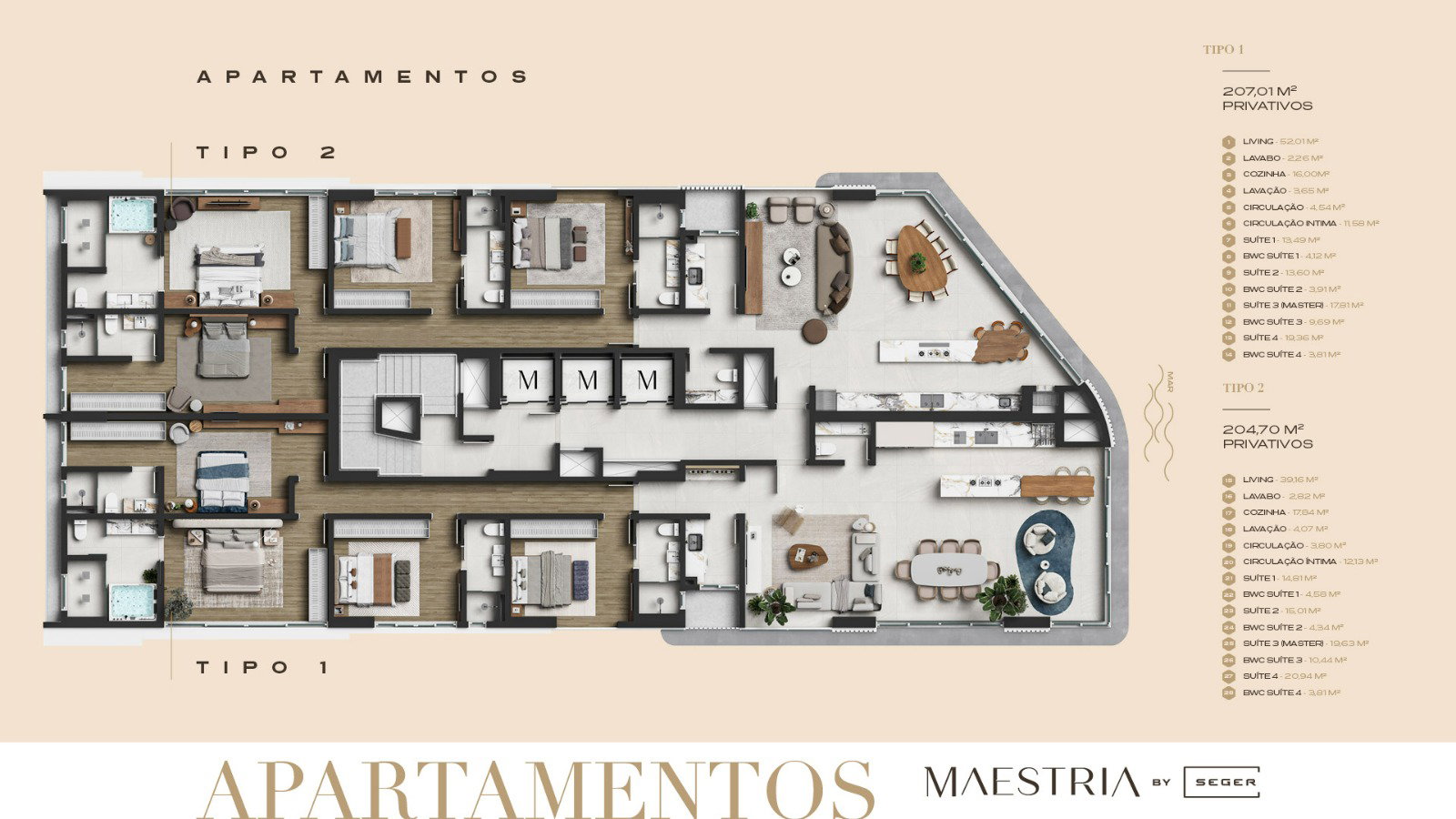 Planta 4 de Maestria By Seger