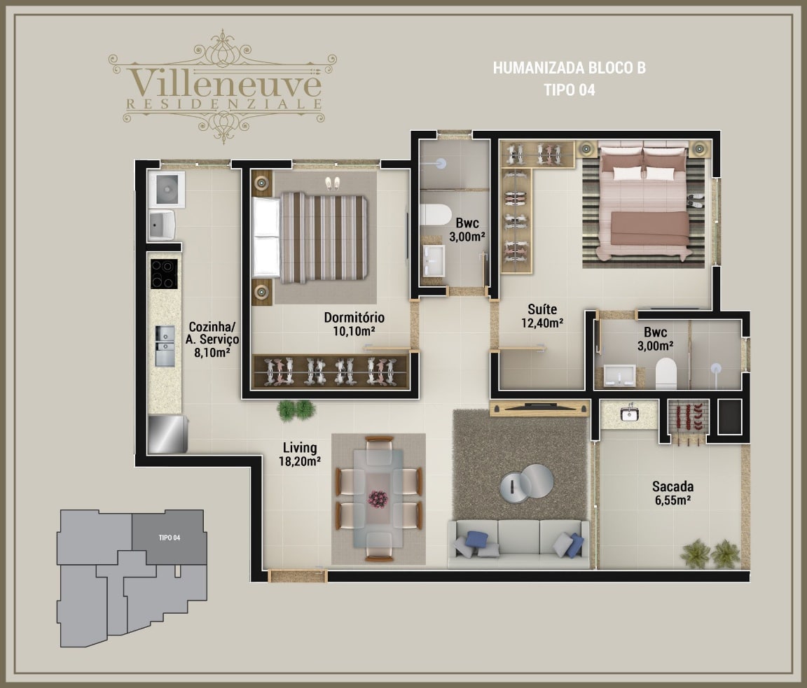 Planta 9 de Villeneuve
