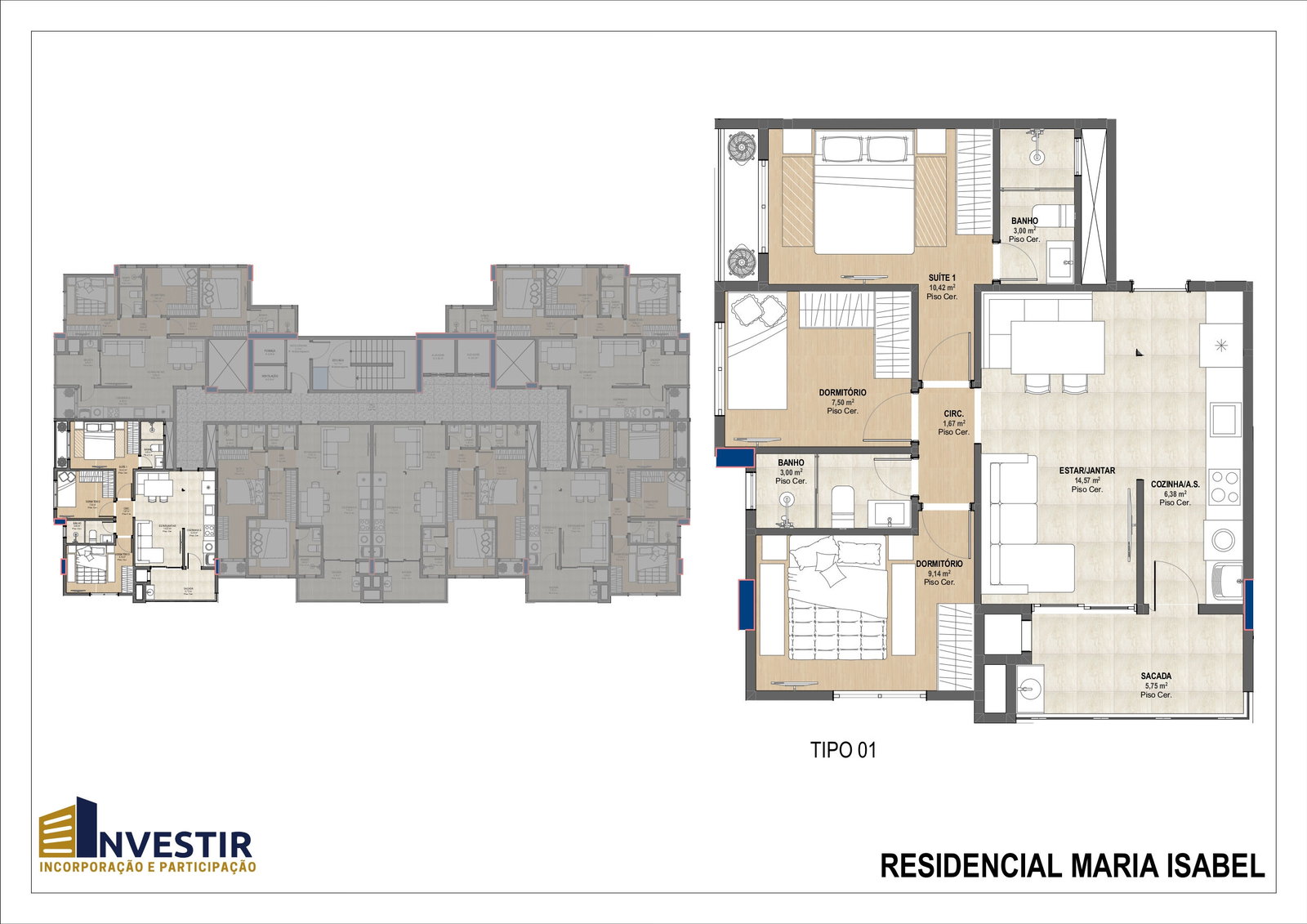 Planta 3 de Maria Isabel Residence