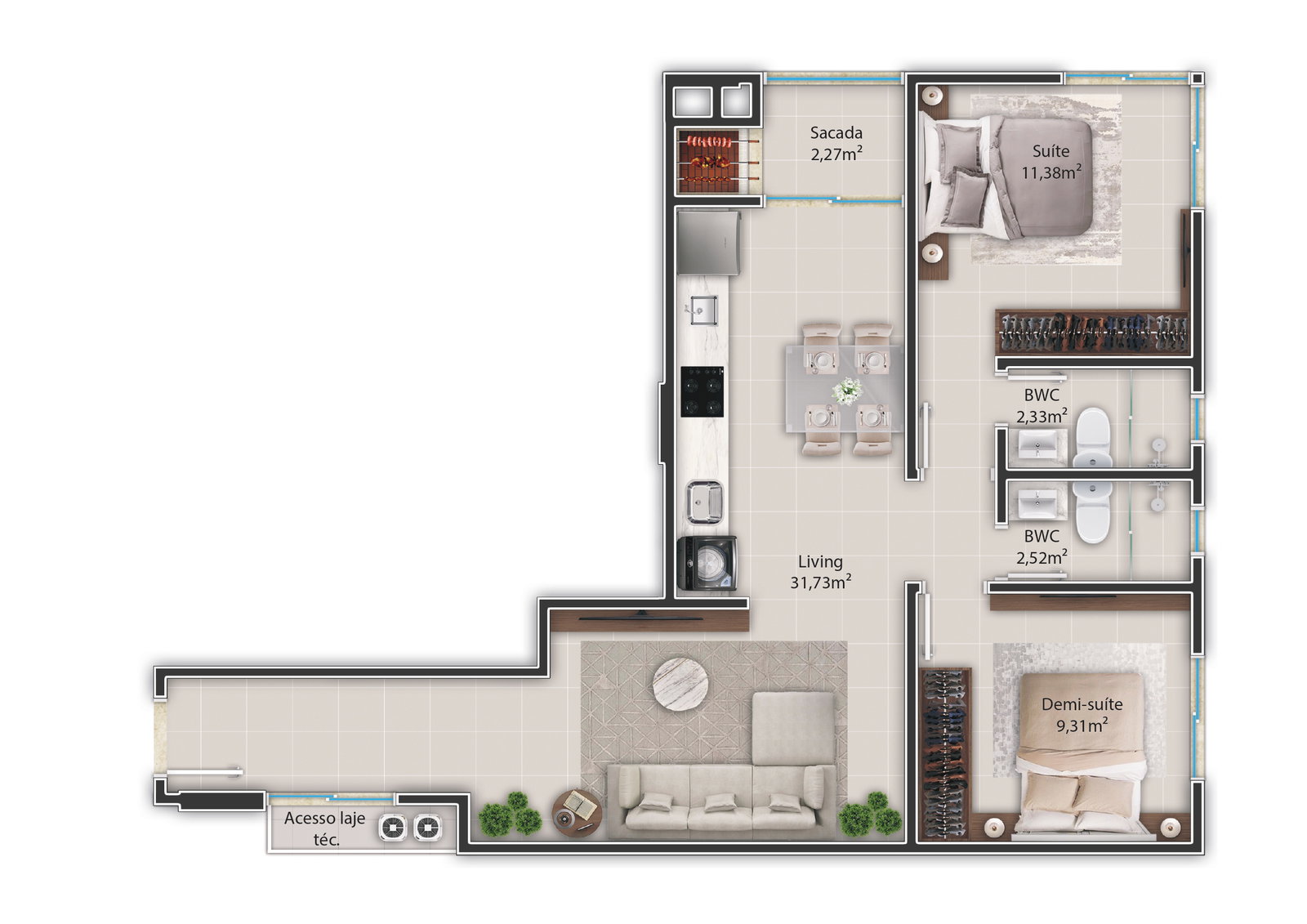 Planta 3 de Villa Esmeralda