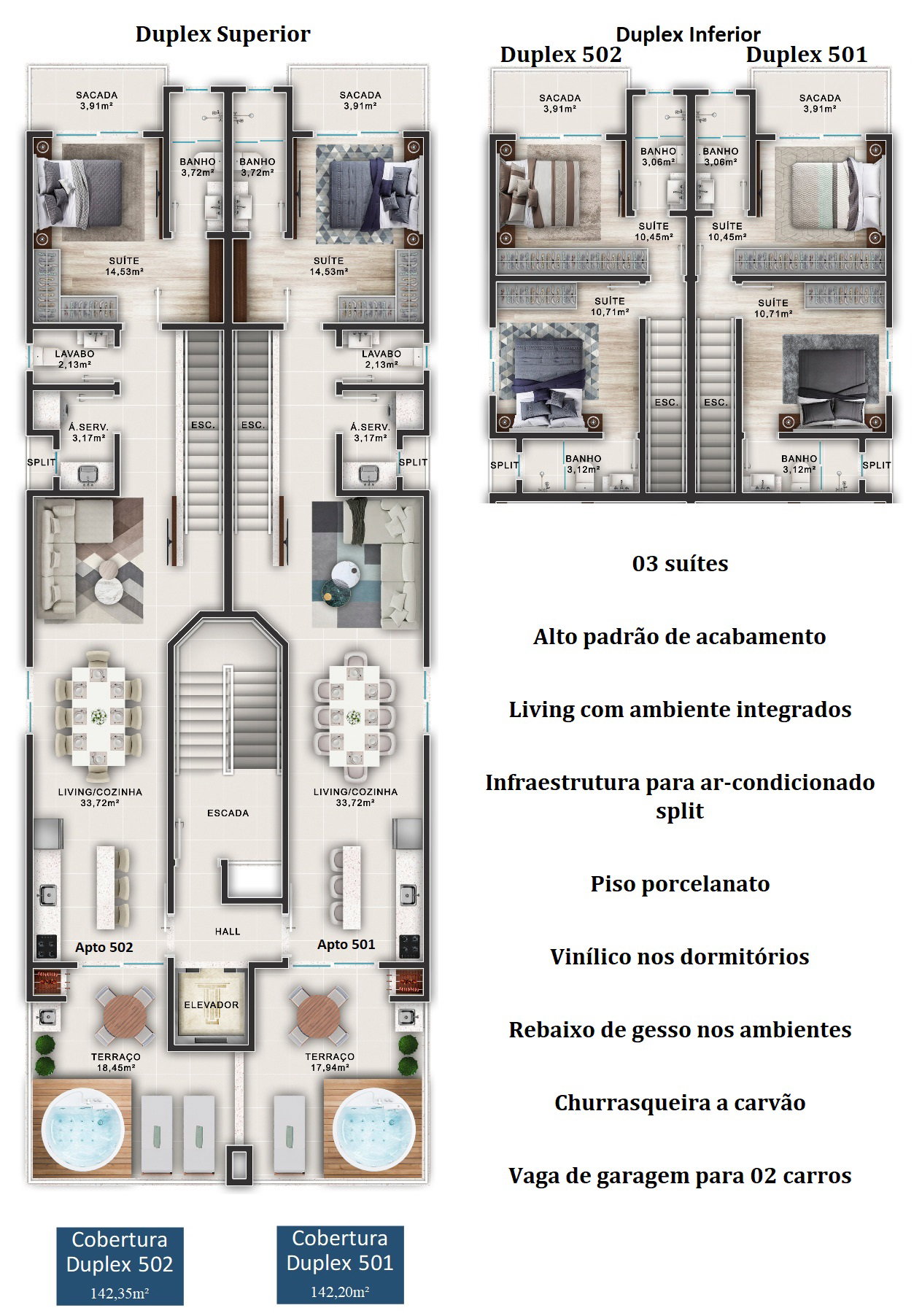 Planta 3 de Acquamare