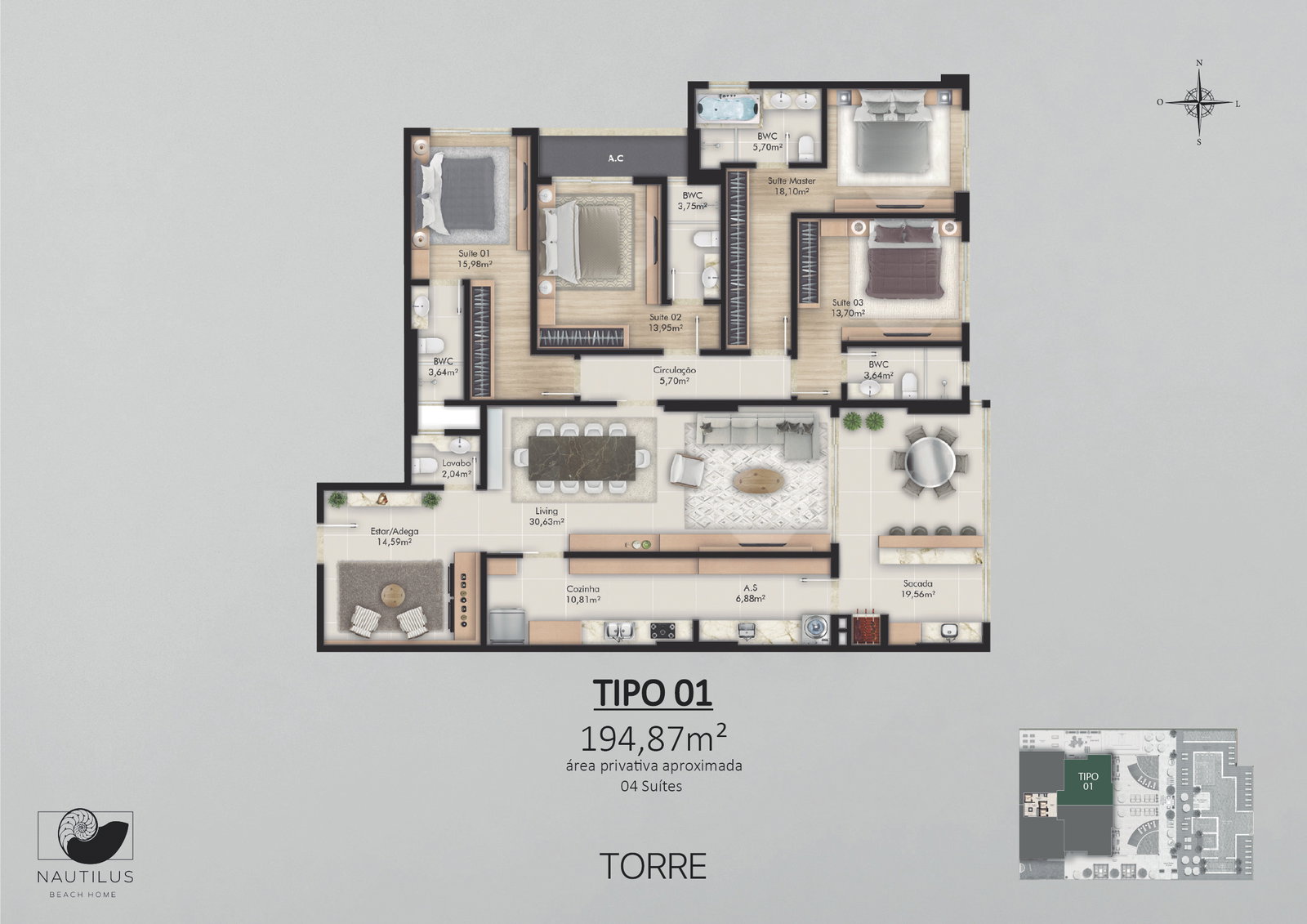 Planta 4 de Nautilus Beach Home