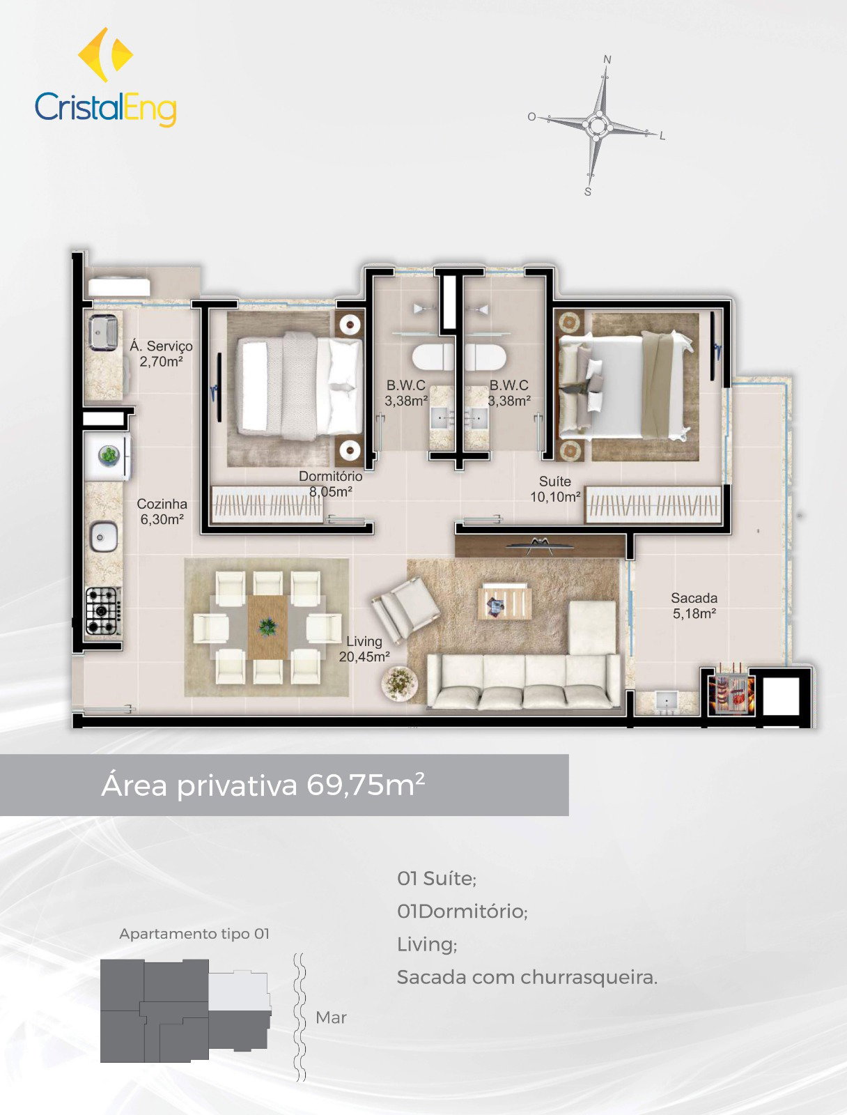 Planta 3 de Cristal Park