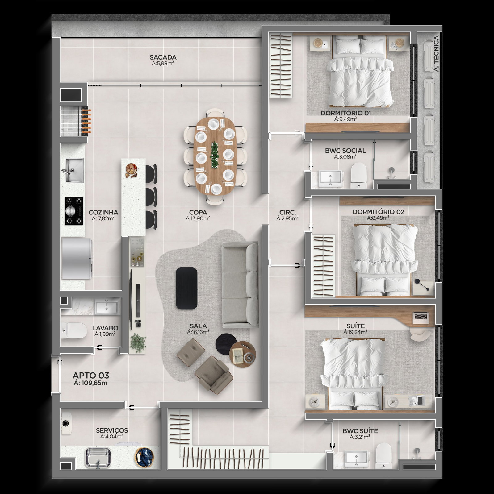 Planta 3 de Ravenna