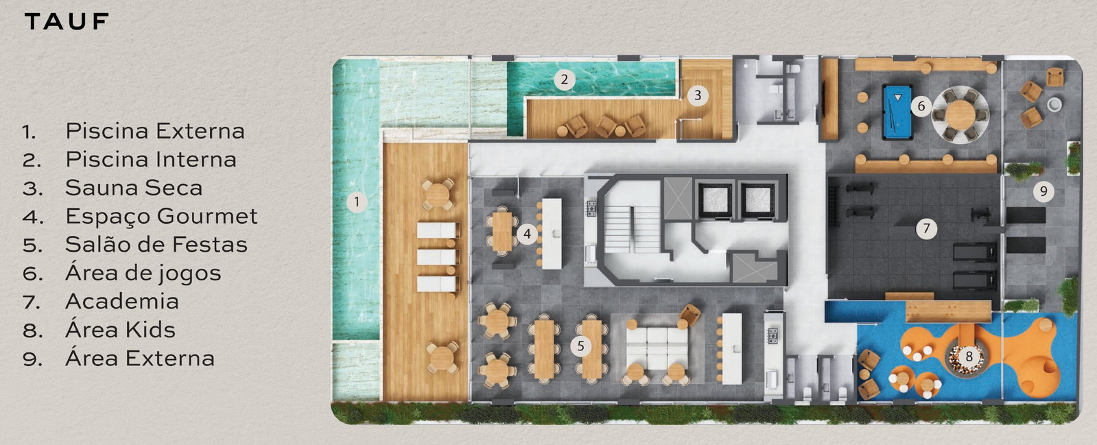 Planta 1 de Nuar Residence