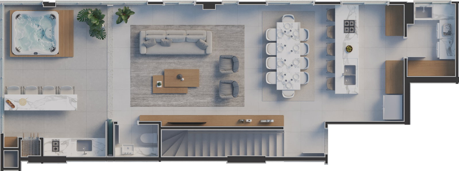 Planta 13 de Mont Blanc Residence