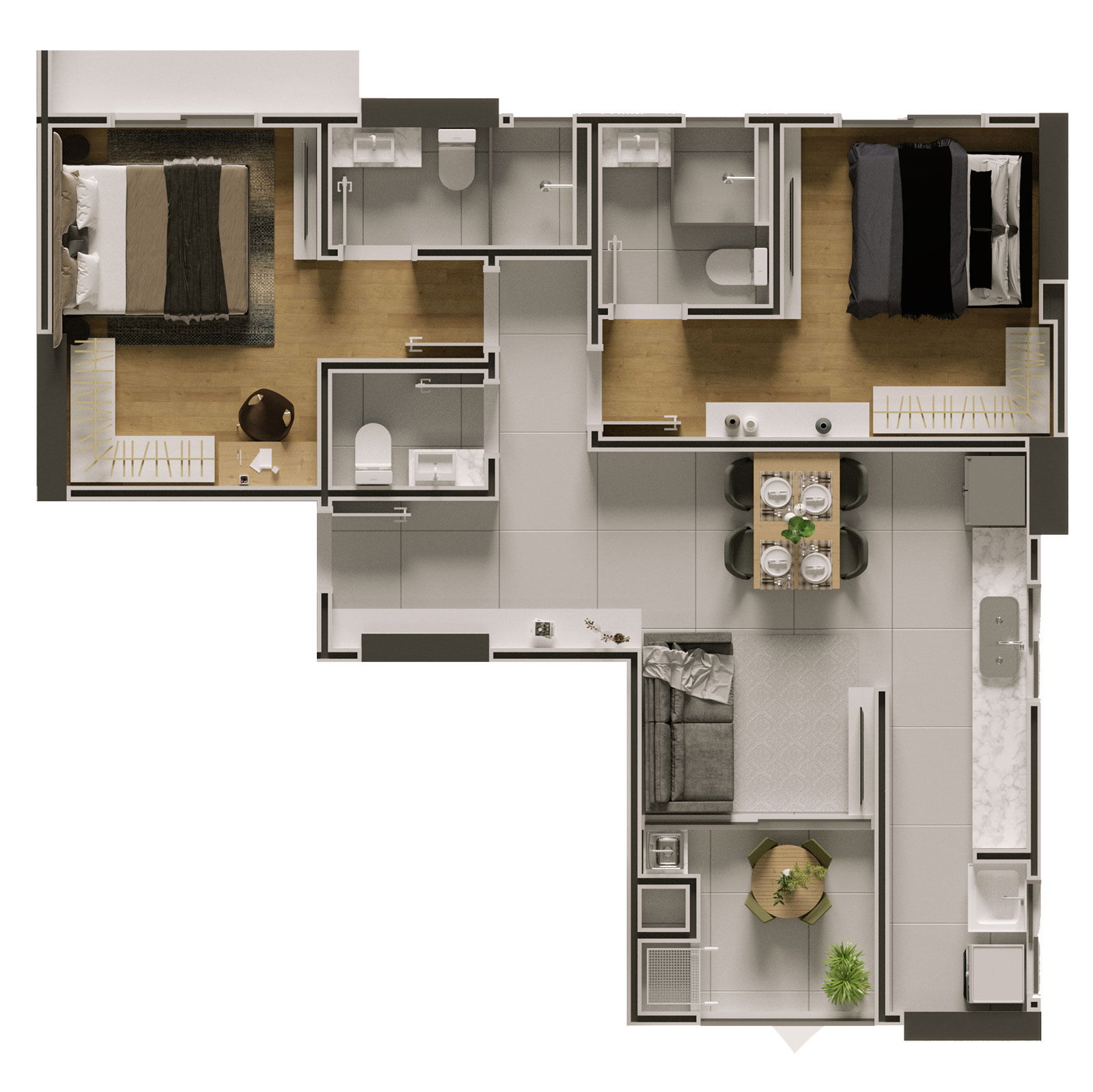 Planta 3 de Chateau Valence