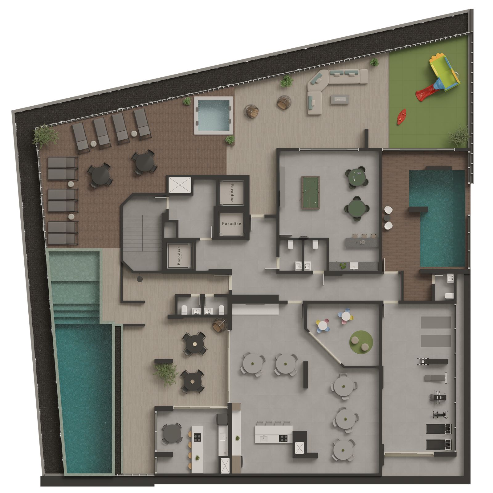Planta 1 de Paradise Tower
