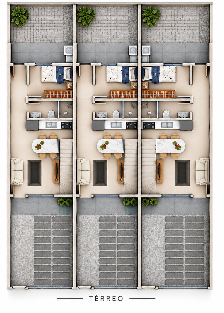 Planta 1 de Residencial Bella Mare