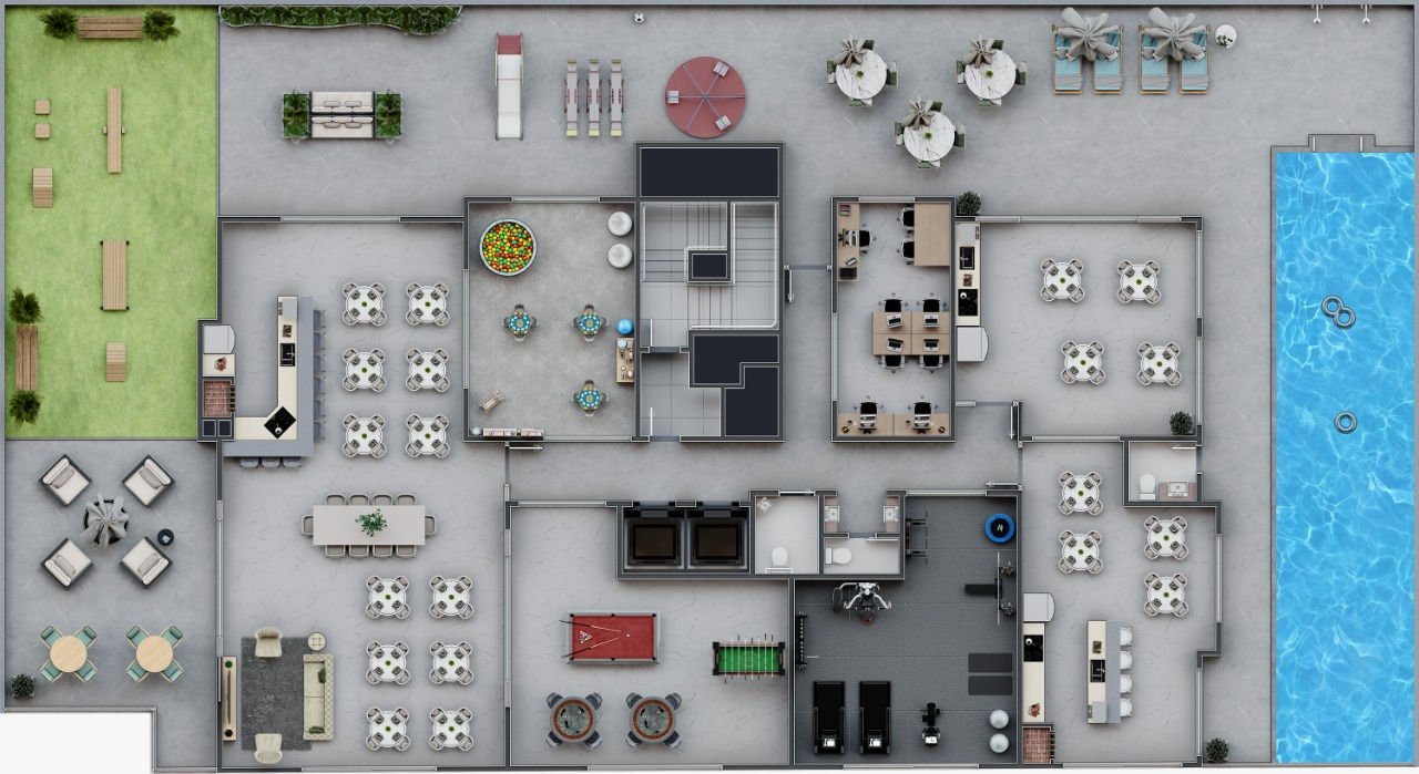Planta 2 de Monte das Oliveiras Residence