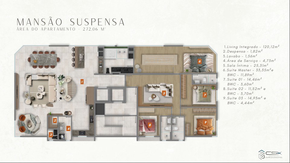 Planta 4 de Vitalité Residence