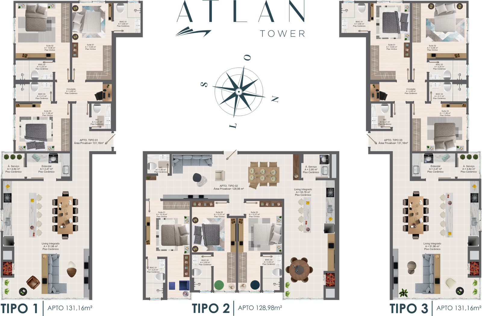 Planta 4 de Atlan Tower