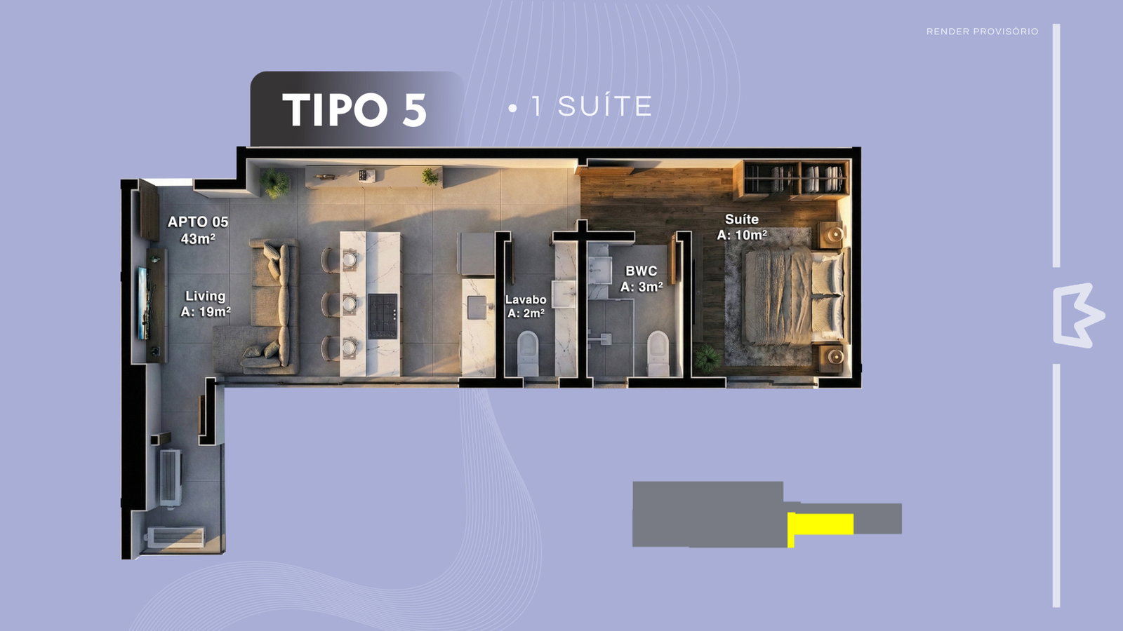 Planta 7 de Oceânico Flats