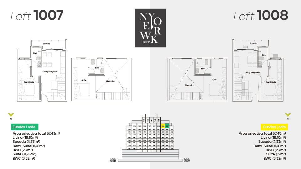 Planta 12 de New York Lofts