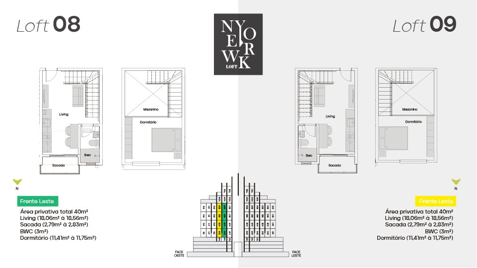 Planta 2 de New York Lofts