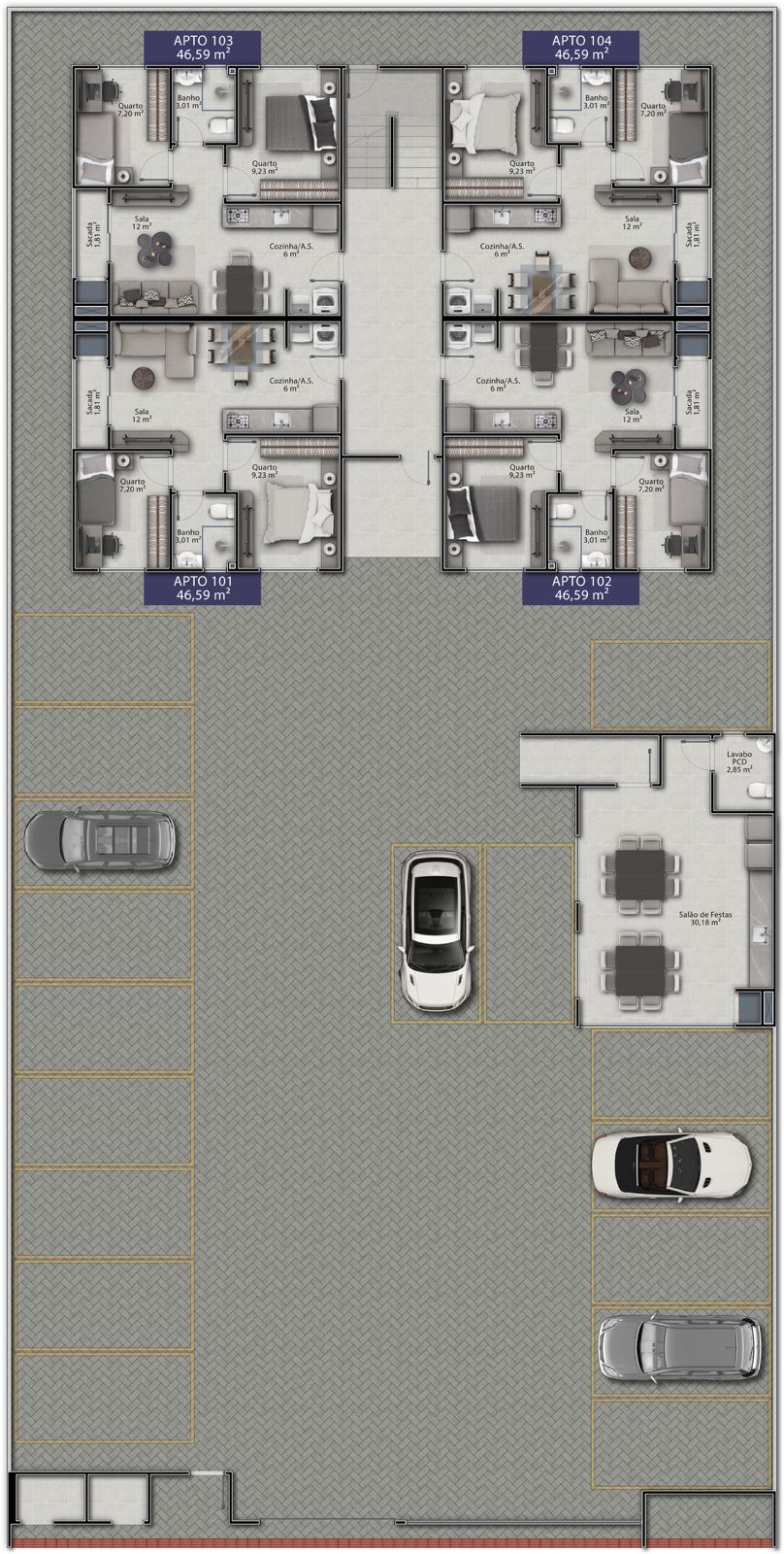Planta 2 de Residencial Kingston