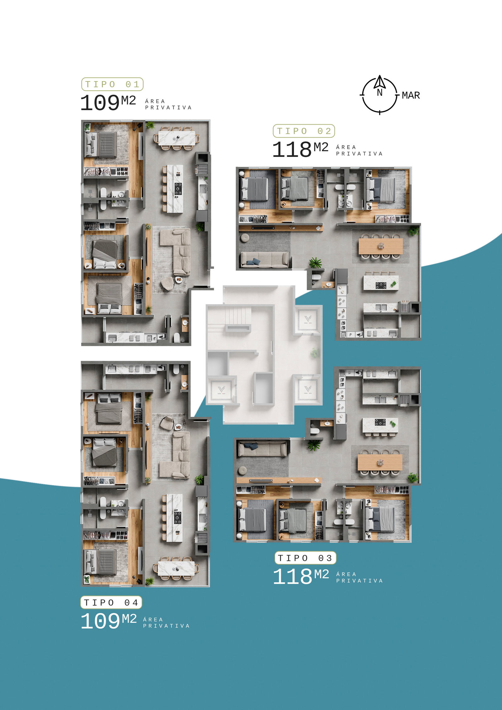 Planta 2 de Gioppo Residenza