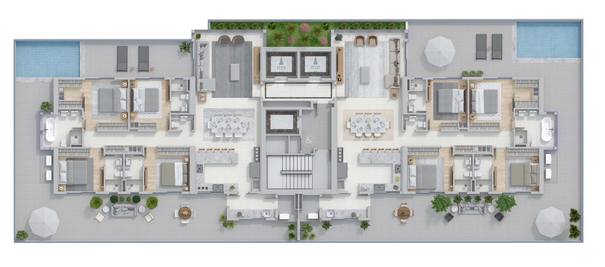 Planta 7 de Grand Place Tower