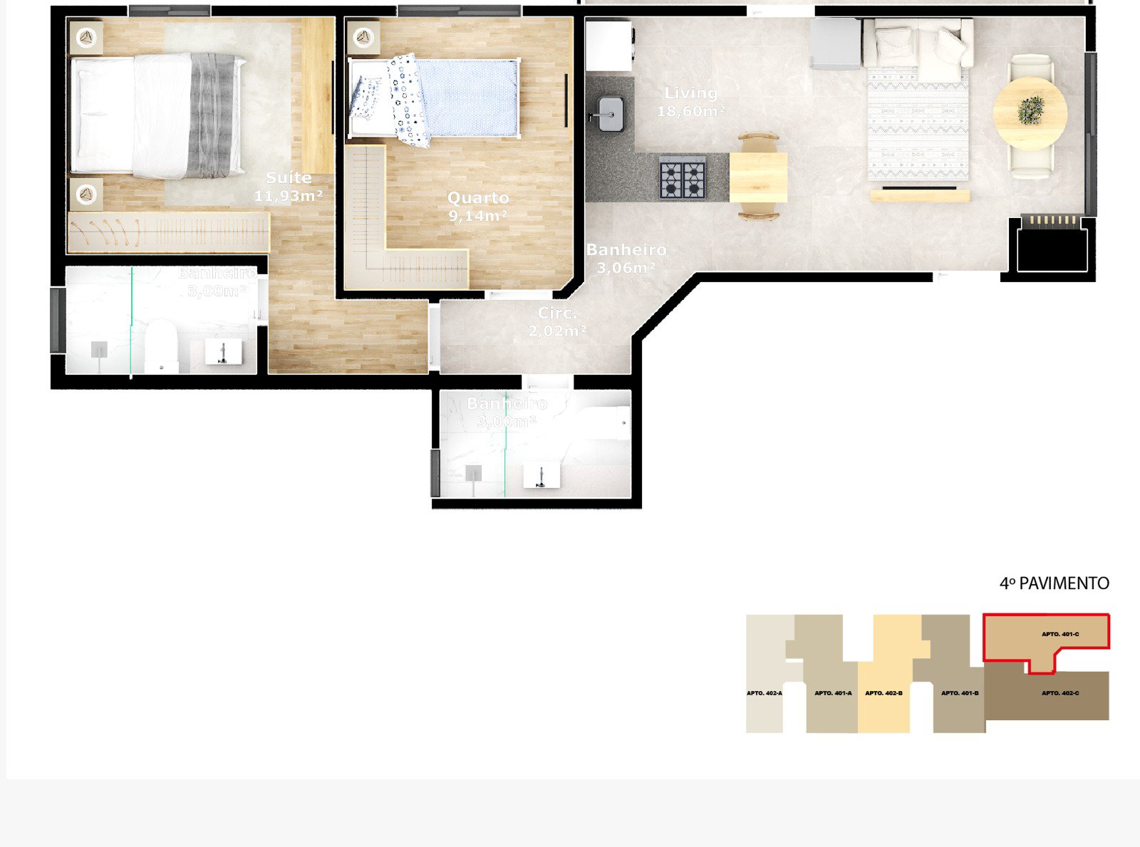 Planta 8 de Residencial Privilege