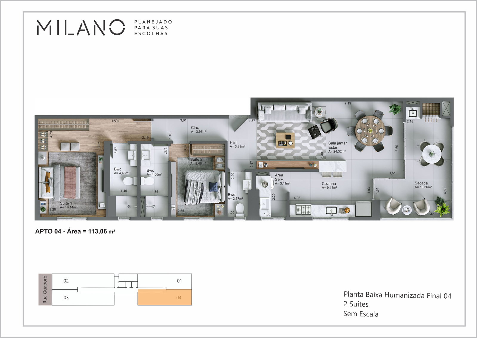 Planta 6 de Milano