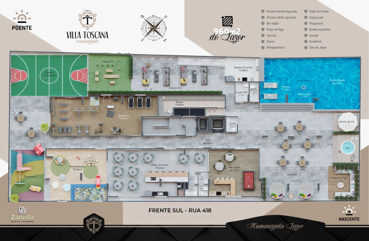 Planta 2 de Villa Toscana