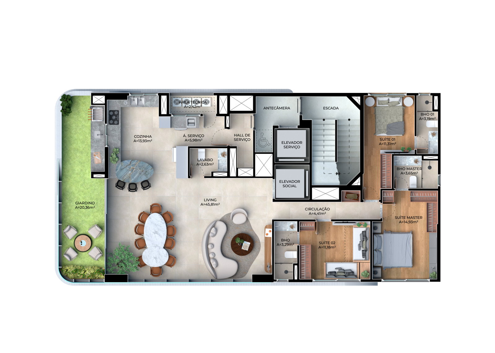 Planta 4 de Quantum - Rua 2850