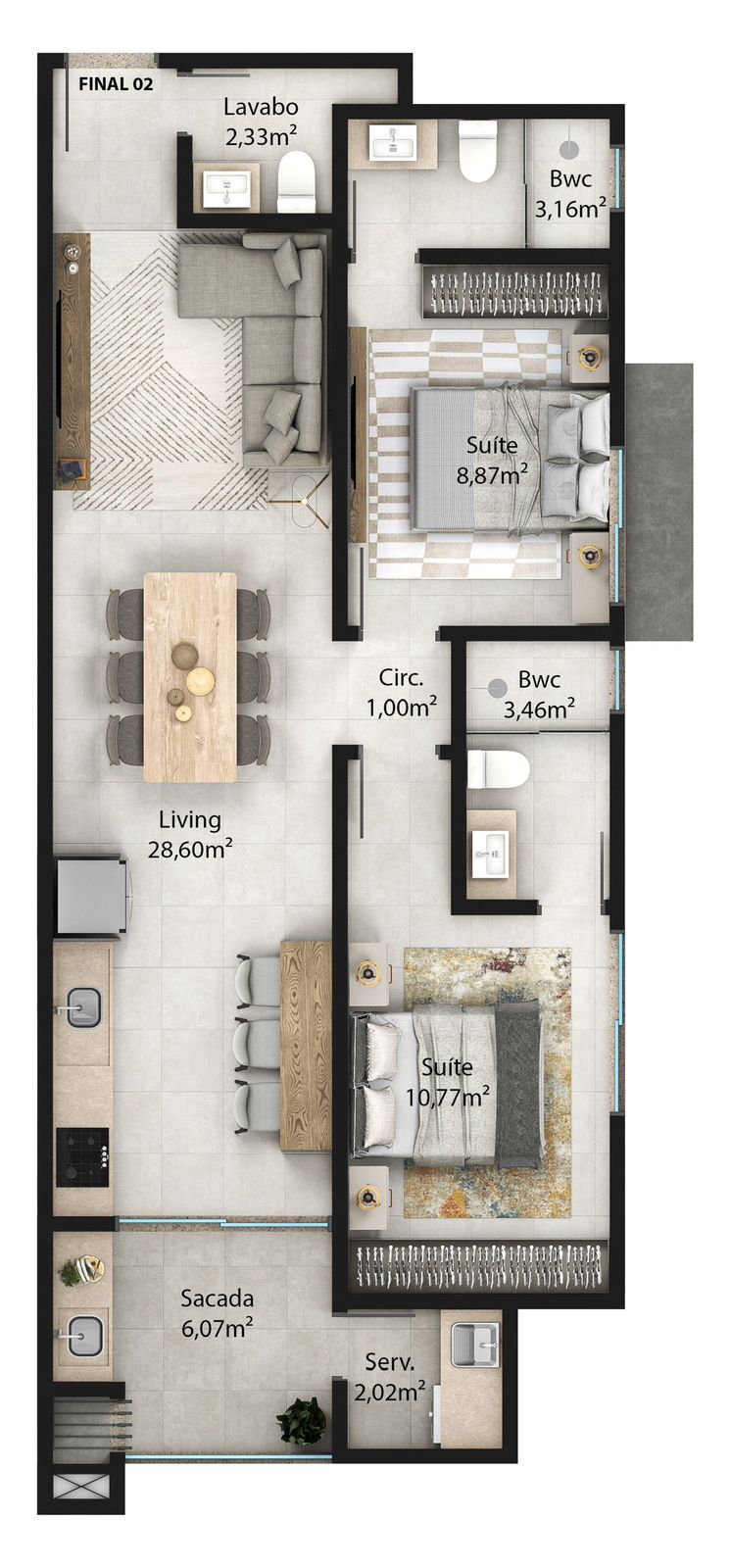 Planta 5 de Residencial Ilha de Maui