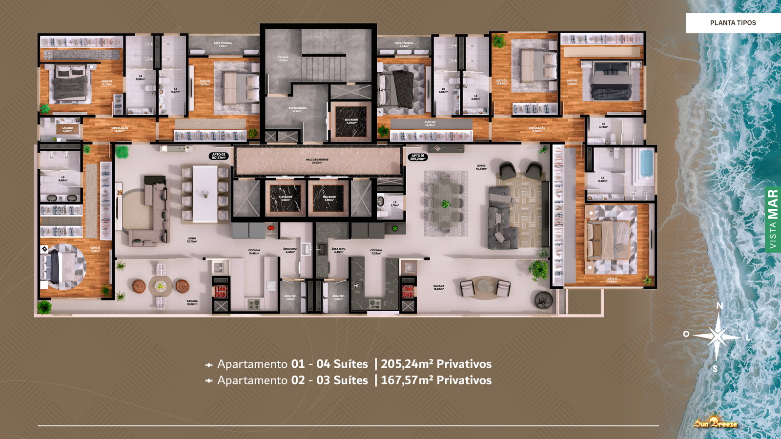 Planta 3 de Sun Breeze