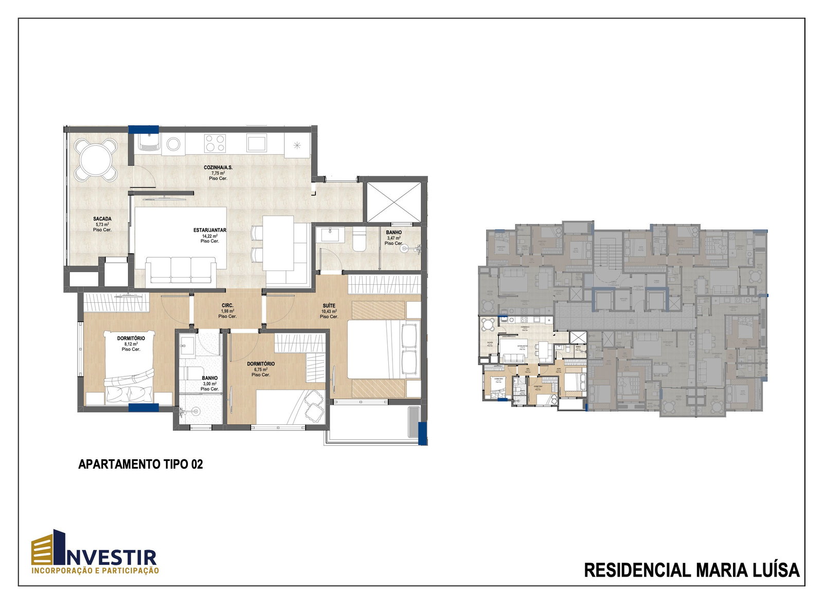 Planta 3 de Maria Luísa Residence