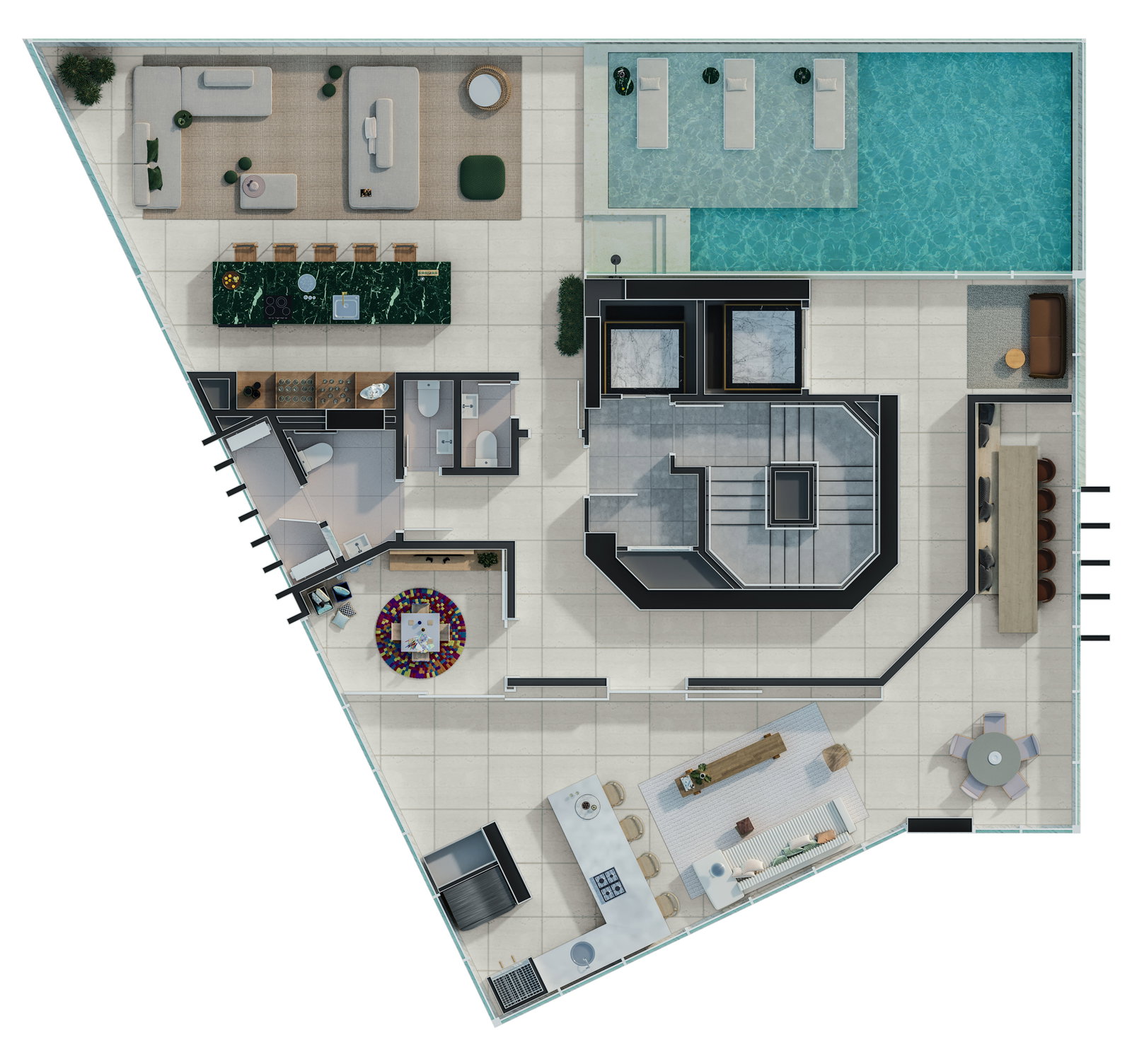 Planta 3 de Sunstar Ocean Tower