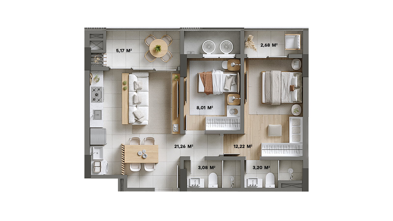 Planta 9 de Brava Living