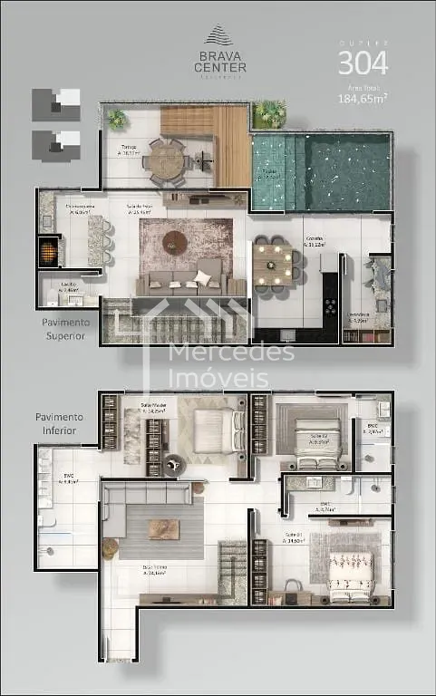 Foto 21 de Apartamento 4 suítes à venda · Praia Brava, Itajaí · Brava Center
