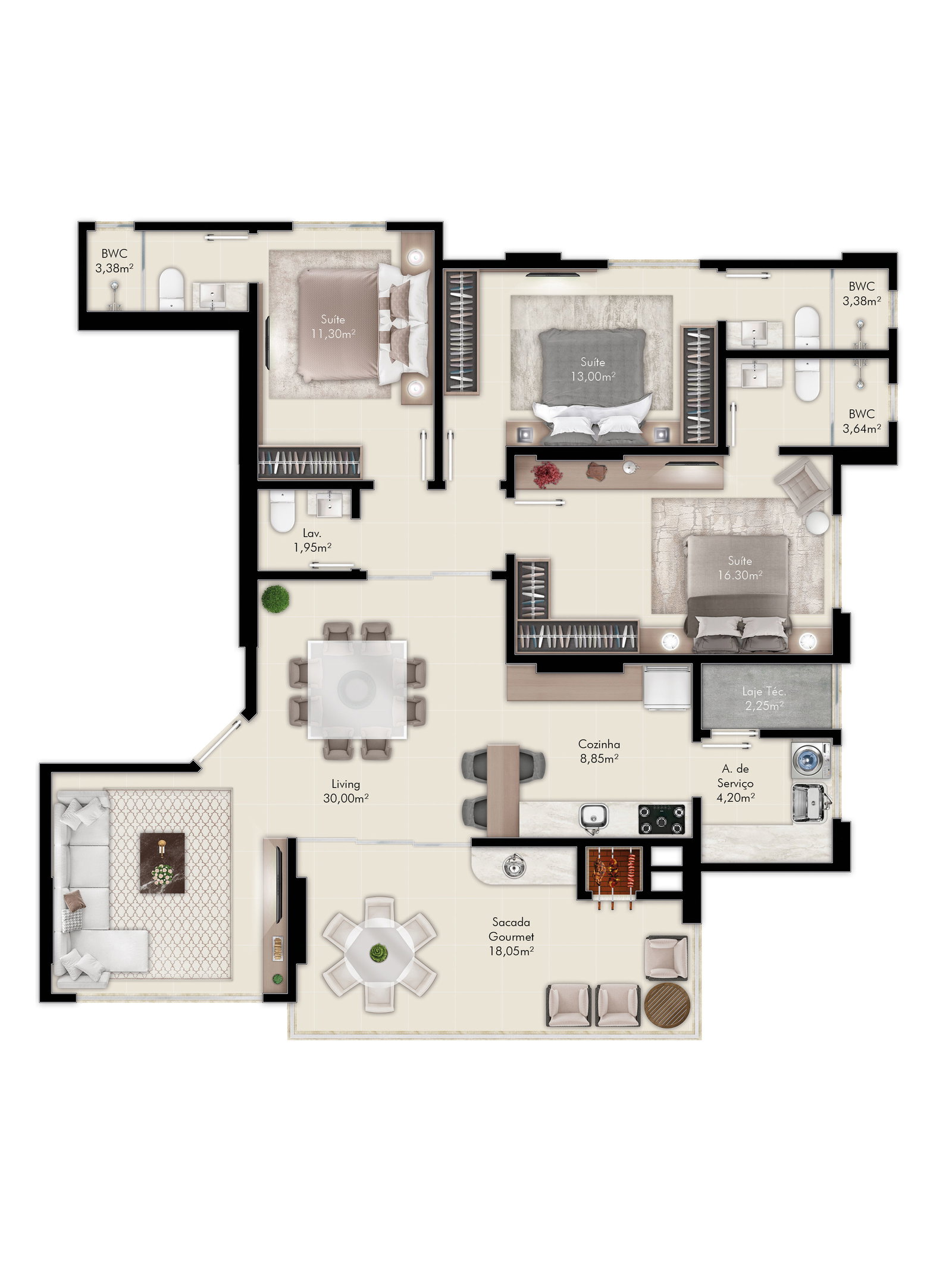 Planta 3 de Greta Palace Residence