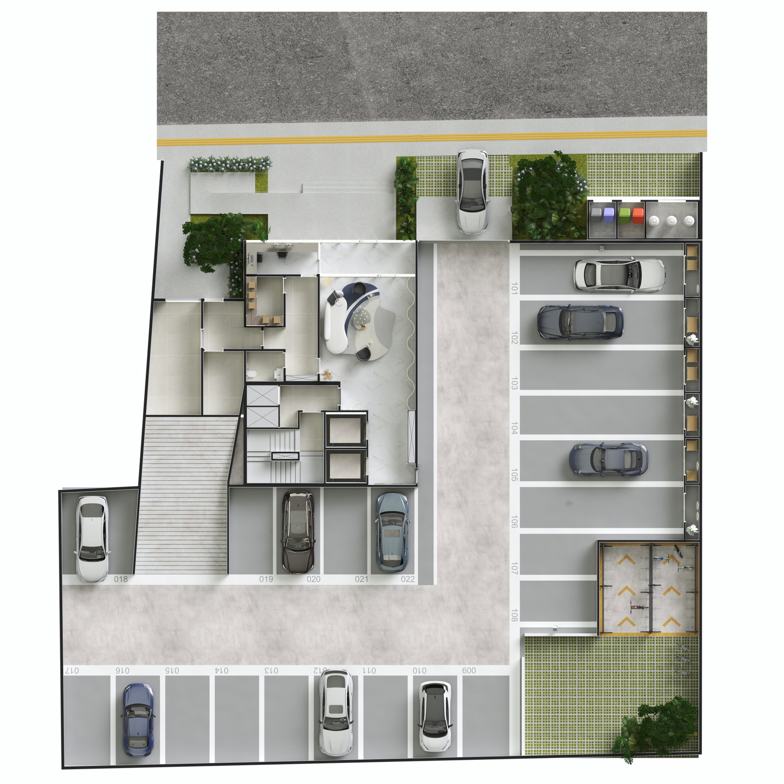 Planta Garagem · Térreo do Maranello