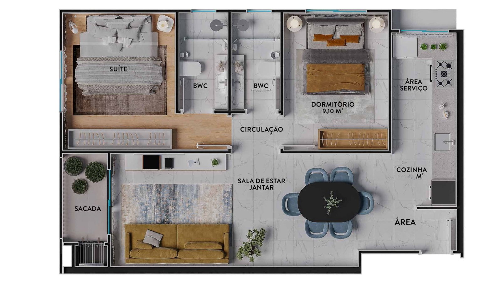 Planta 2 de Sunshine State Residence