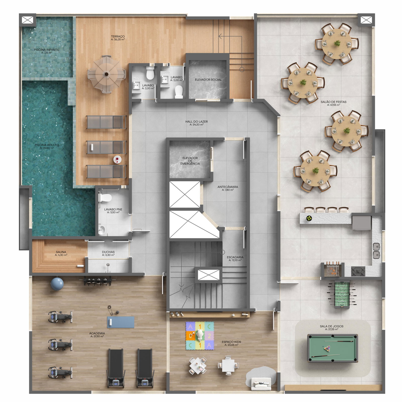 Planta 2 de Falco Tower - Pré lançamento